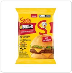 HAMBURGUER DE CARNE BOVINA SADIA 113G - CAIXA COM 30 UNIDADES
