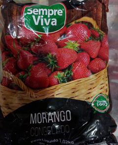 MORANGO FRUTA CONGELADO 1KG