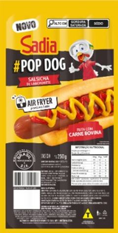 SALSICHA SADIA POP DOG RESF 250G