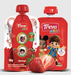 PETIT SUISSE TREVO KIDS POUCH MORANGO 70G