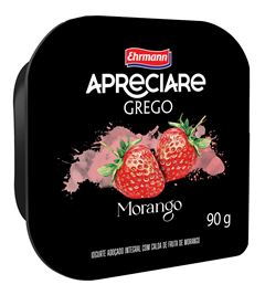 IOGURTE APRECIARE 90G GREGO MORANGO